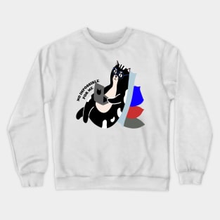 Teacher cat Crewneck Sweatshirt